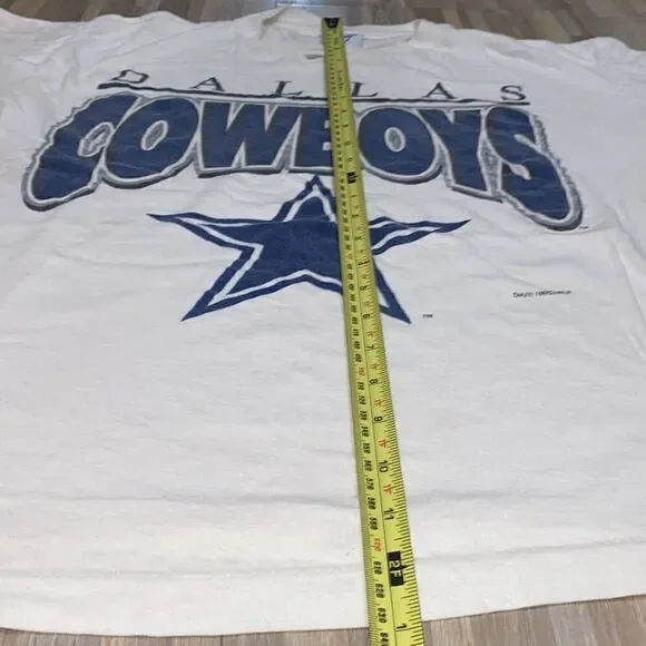NFL Dallas Cowboy vintage t shirt single stitched vintage tin bucket man cave - Picture 14 of 16